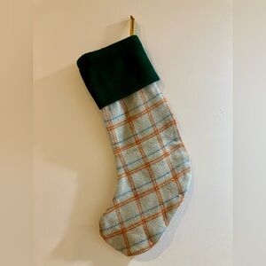 Schoolhouse Electric 2022 Heirloom Stocking in Winter Plaid BRAND NEW